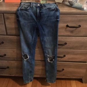 Free people mid rise skinny jean